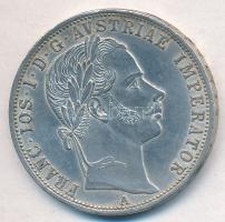 Ausztria 1860A 1Fl Ag "Ferenc József" T:1-,2 ph.
Austria 1860A 1 Florin Ag "Franz Jo...