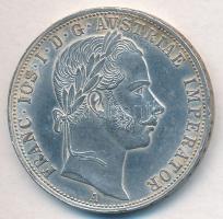 Ausztria 1859A 1Fl Ag "Ferenc József" T:1-,2 ph. 
Austria 1859A 1 Florin Ag "Franz J...
