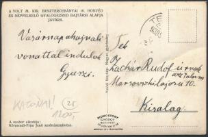 Besztercebánya, Banska Bystrica; első világháborús hősi emlékmű a 16. honvéd gyalogezrednek / WWI he...