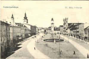 Besztercebánya, Banska Bystrica; IV. Béla király tér. Karmiol könyvkereskedő tulajdona / square