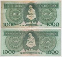 1983. március 25. 1000Ft "A" T:III,III- egyiken szennyeződés
Adamo F44.1