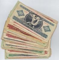 30db-os vegyes magyar forint bankjegy tétel T:III,III-