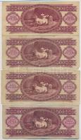 1949-1984. 100Ft (7xklf) T:III,III- közte egy szép papír is