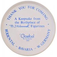 NSZK / Bajorország(?) 1985. "Wir Danken für Ihren Besuch / Thank you for coming - A keepsake fr...