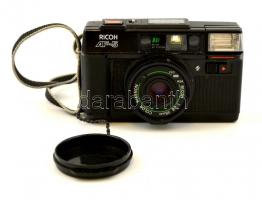 Ricoh AF-5 fényképezőgép, filmmel, nyakpánttal