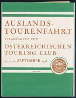 1928 Az Österreichischen Touring Club külföldi utakat reklámozó prospektusa