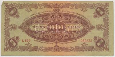 1945. 10.000P (10x) mindegyik "MNB" bélyeggel, valamint három darabon hamis "10.000 P...