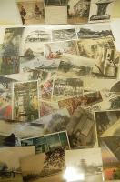 48 db régi Japán képeslap, legnagyobbrészt városképek, tájak, érdekes anyag
