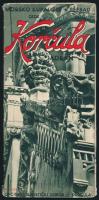 cca 1930-1940 Korcula - Adria, képes utazási prospektus / tourist guide