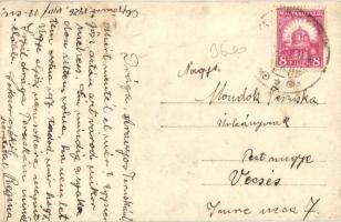 1926 Gyömrő, Nagybányai Horthy István lovassági tábornok kastélya, photo (tűnyomok / pin marks)