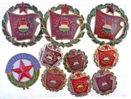 47db-os "Szocialista Brigád" jelvény tétel T:2