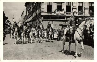 1940 Szatmárnémeti, Satu Mare; bevonulás / entry of the Hungarian troops, "1940 Szatmárnémeti visszatért" So. Stpl