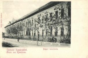 Komárom, Komarno; Polgári leányiskola / girl school (EK)