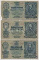 1930. 20P (3x) T:III,III-