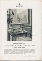 1941 A Siemens rádió képes prospektusa árlistával