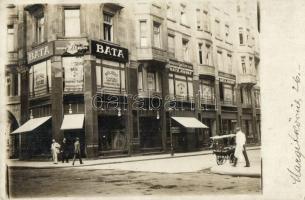 1916 Budapest II. Margit körút 26. Bata József kamarai szállító üzlete, Faragó Zoltán photo