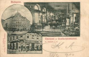 Budapest II. Gizella kávéház biliárdasztallal, belső; Széna tér 7. Készítette Novák és Falusy (b)