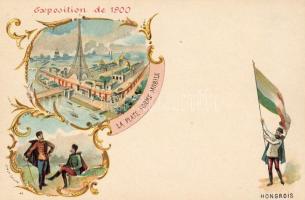 1900 Weltausstellung Ung. Pavilon C Litho