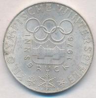 Ausztria 1974. 100Sch Ag "Téli Olimpia - Innsbruck" tokban T:2 kis ph. Austria 1974. 100 Schilling Ag "Winter Olympics - Innsbruck" in case C:XF small error edge Krause KM#2926