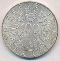 Ausztria 1974. 100Sch Ag "Téli Olimpia - Innsbruck" tokban T:2 kis ph.
Austria 1974. 100 ...