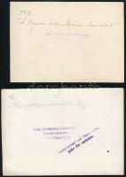 cca 1914-1918 Keleti front, a Dnyeszter hídja, 4 db fotó, hátuljukon feliratozva, katonai pecséttel ...