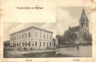 Skole, Szkola, Kosciol / school, church  (Rb)