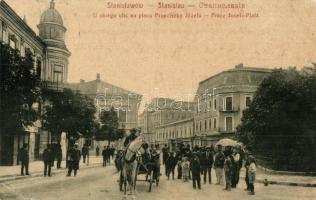 Ivano-Frankivsk, Stanislawów, Stanislau; Franz Josefs-Platz / square (EK)