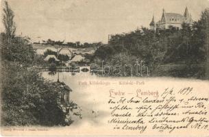 1899 Lviv, Lwów, Lemberg; Kilinski Park