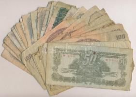 1944. 1P-100P (30x) "A Vörös Hadsereg Parancsnoksága" főleg gyenge tartású bankjegyek T:II...