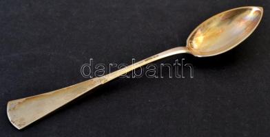 Ezüst (Ag.) mokkás kanál készlet (6 db), jelzett, h:12 cm, nettó:101 g