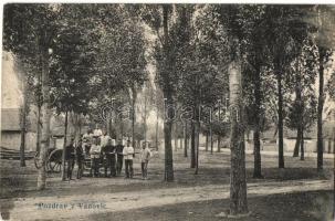 Vanov, soldiers in the park