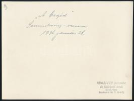 1936 Semmelweis vacsora, beszédet mond dr, Kiss Ferenc anatómia professzor. Schaffer jelzett fotó, h...