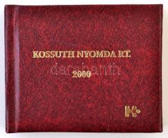 A Kossuth Nyomda Rt. Milleniumi Kis Albuma. Szerk.: Kossuth Nyomda Rt. Bp., 2000, Kossuth Nyomda Rt. Kiadói műbőr kötés.