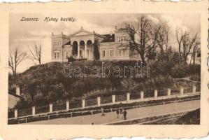 Losonc, Lucenec; Hubay kastély. lantos Aranka kiadása / castle + MILITäRPFLEGE LOSONCZ