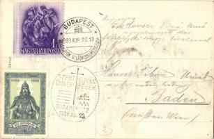 Mezőlaborc, Medzilaborce; Vámhíd / custom's bridge "1938 Budapesti Szent István Ünnepségek...