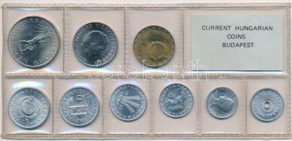 1981. 2f-10Ft (9xklf) érmés forgalmi sor fóliatokban T:1 Adamo FO14