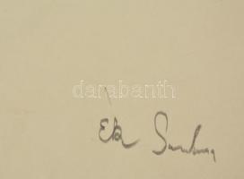 Ék jelzéssel: 4 db ceruza rajz, 29×20 cm