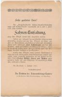 1891 Nagybecskerek, Meghívó zászlófelavatási ünnepélyre