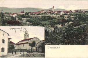 Opatje Selo, Opacchiasella; Glavni trg, V. Stein / main square, general view (EK)