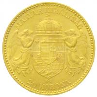 1894KB 20K Au &quot;Ferenc József&quot; (6,77g/0.900) T:2
Hungary 1894KB 20 Korona Au &quot;Franz J...