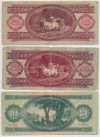 1949. 10Ft + 100Ft (2x) T:III,III-