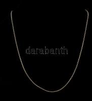 Ezüst(Ag) walles nyaklánc, jelzett, h: 514 cm, nettó: 4,7 g