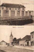 Barót, Baraolt; Erdővidéki közkórház, Kossuth tér / timberland hospital, square (EK)