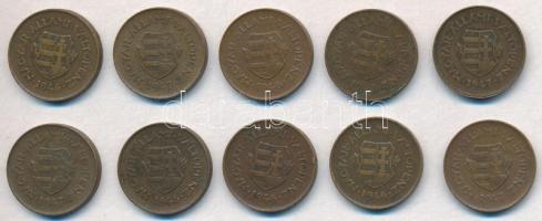 1946-1947. 2f tombak (10x) T:2,2-