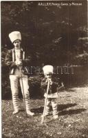 Prince Nicholas of Romania and Carol II of Romania / AALLRR Printii Carol si Nicolae