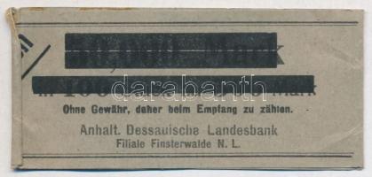 Németország / Weimari Köztársaság 1922. 1000M "Eine Milliard Mark" felülnyomással (8x) mel...