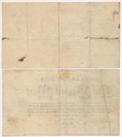 Németország / Weimari Köztársaság / Gotha 1922. 100M (8x) két klf változat T:III szakadás
Germany /...