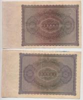 Németország / Weimari Köztársaság 1923. 100.000M (5x) T:III
Germany / Weimar Republic 1923. 100.000...