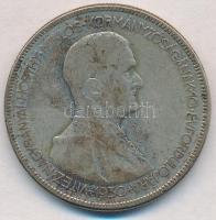 1930. 5P Ag Horthy jobbra T:3 patina Adamo P8