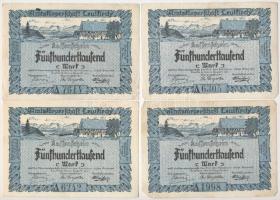 Németország / Weimari Köztársaság / Leutkirch 1923. 500.000M (10x) T:III Germany / Weimar Republic / Leutkirch 1923. 500.000 Mark (10x) C:F